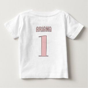 Personlig Rosa En Dumma Gås Första Födelsedag T Shirt