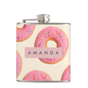 Personlig Rosa Frosted Donut Mönster Fickplunta