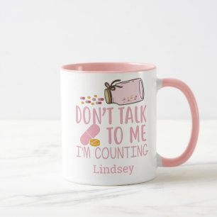 Personlig Rosa Funny Pharmaci/ Tech Coffee Mugg