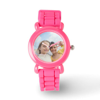 Personlig Rosa Glitter Watch: Anpassningsbar BFF P Armbandsur