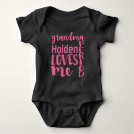 Personlig Rosa Grandma Kärlek ME Period Tee Shirt