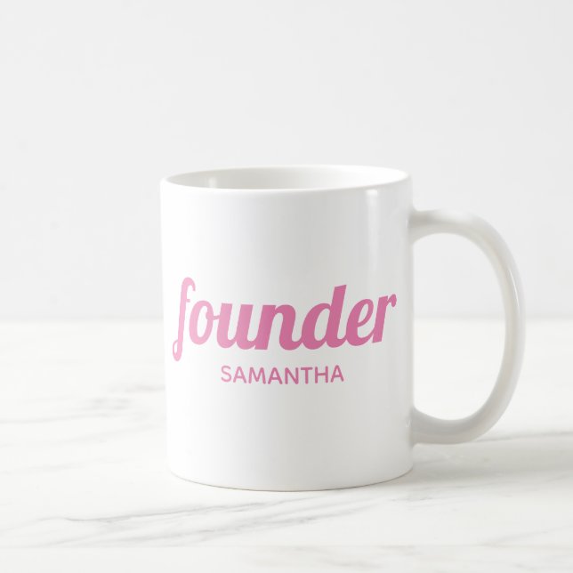Personlig Rosa, grundare av den moderna profession Kaffemugg (Höger)