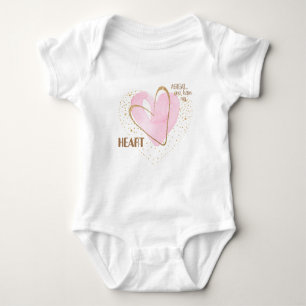 Personlig Rosa Heart T Shirt