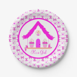 Personlig Rosa House Det är en flicka