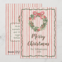 Personlig rosa krans jul