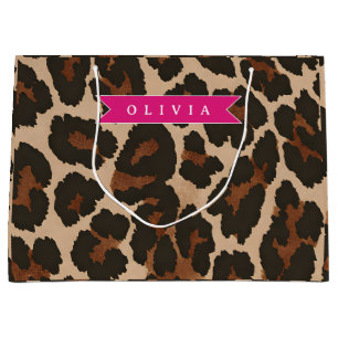 Personlig Rosa Leopardsmyckad Chic Djurtryck