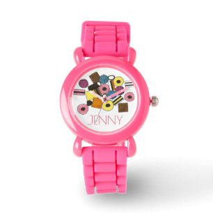 Personlig Rosa Licorice Allrares Candy Watch Armbandsur