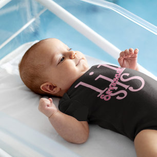 Personlig Rosa Lil Syrran Romper Tee