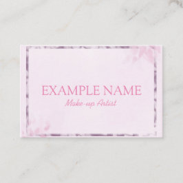 Personlig "Rosa Löv" (Förenade kungariket/euro) Visitkort