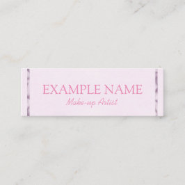 Personlig "Rosa Löv" Twitter Mini Visitkort