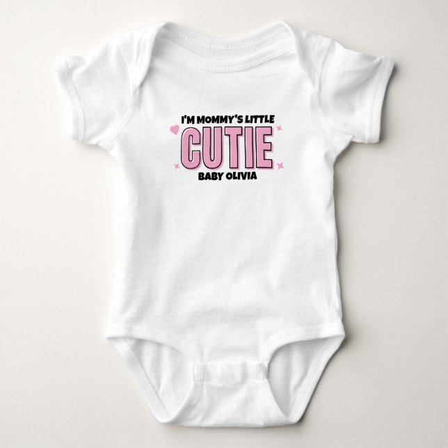 Personlig Rosa Mamma Lilla Gullet  T Shirt (Framsida)