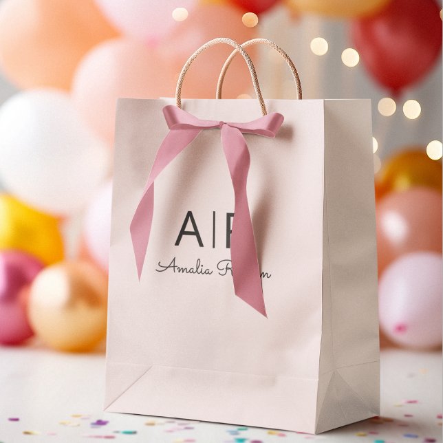 Personlig Rosa Monogram (Skapare uppladdad)
