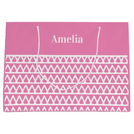 Personlig Rosa Mönster jul