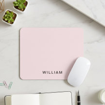 Personlig rosa & namnmonogram
