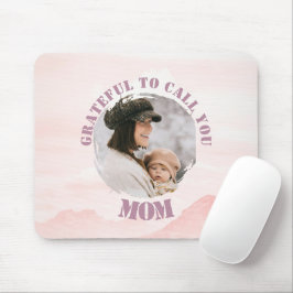 Personlig Rosa Pastel Mouse Pad för Mamma Musmatta