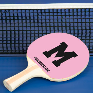 Personlig rosa pingisbordtennisracket pingisracket