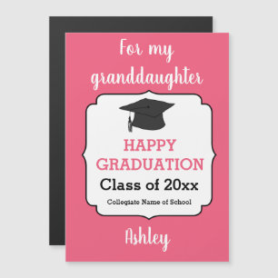 Personlig Rosa Studenten Magnetic Card