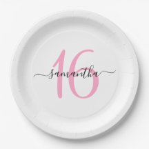 Personlig Rosa Sweet 16