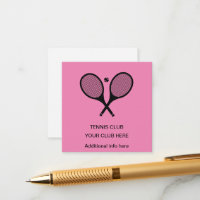 Personlig Rosa Tennis Racket