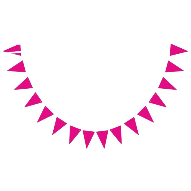 Personlig rosa triangel vimpel banner (Alla)