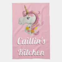 Personlig Rosa Unicorn Balloon Girly