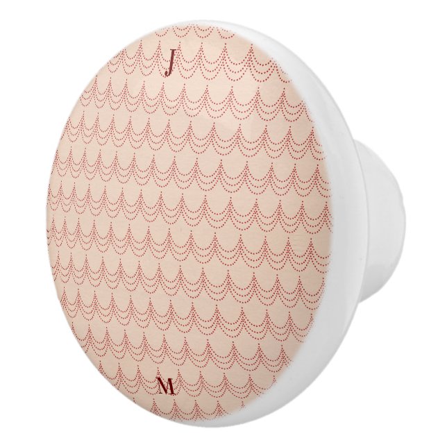 Personlig Rosa Wave Knopp (Höger)