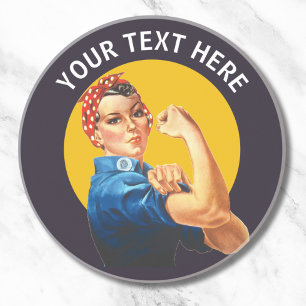 Personlig Rosie, Riveter Anpassningsbar Vintage Underlägg