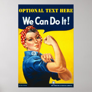 Personlig Rosie The Riveter Poster