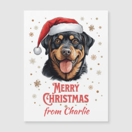 Personlig Rottweiler Hund God jul
