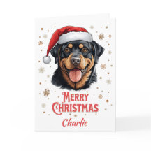 Personlig Rottweiler Hund God jul
