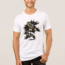Personlig Round Eyed Spooky Cute Fladdermus T Shirt