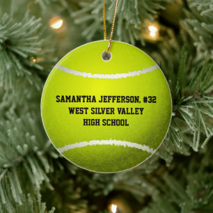 Personlig Round Tennis Boll Sports Ornament