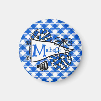 Personlig Royal Blue Cheer Pennant Låda Magnet