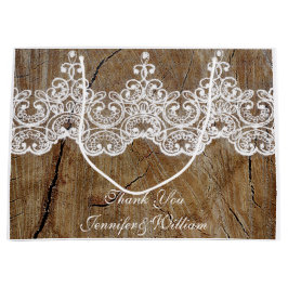 Personlig Royal Bröllop Rustic Snöre Gift