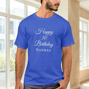 Personlig Royalblå Unisex T-shirt - Anpassad