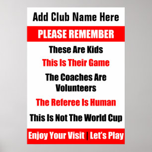 Personlig Rugby Barn Game Poster