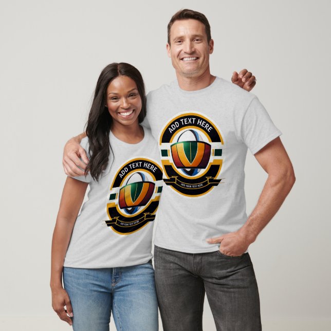 Personlig Rugby T-Shirt (Unisex)