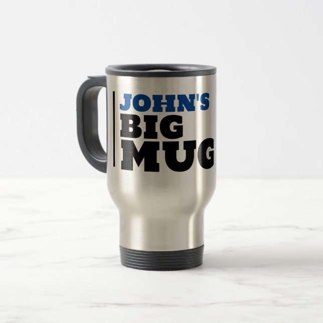 PERSONLIG RUGGED MAN BIG MUGG COFFEE MUGG (Framsida vänster)