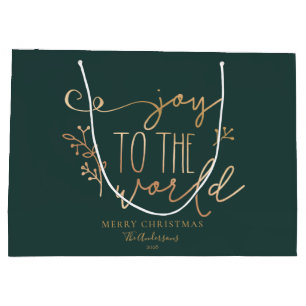 Personlig Rustic God jul Family Namn