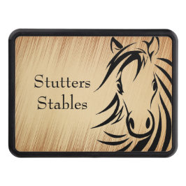 Personlig Rustic Horse Trailer Hitch Cover Skydd För Dragkrok