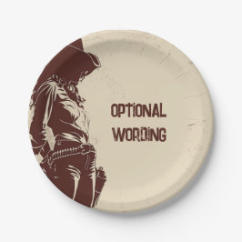 Personlig Rustik Cowgirl Western-fest