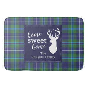 Personlig Rutmönstrad Holiday Clan Douglas Tartan Badrumsmatta
