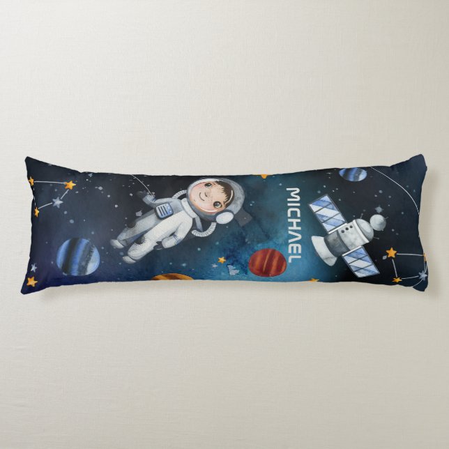 Personlig Rymden astronaut astronomi Kroppskudde (Framsidan)