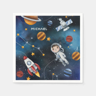 Personlig Rymden Astronaut Shuttle Travel Pappersservett