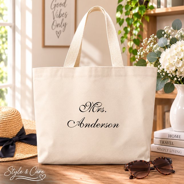 Personlig Rymlig Väska med Namn Design (Personalized Name Spacious Tote Bag Design)