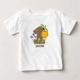 Personlig Safari 1:a födelsedagskjortan T Shirt