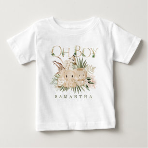 Personlig Safari Baby Shirts T Shirt