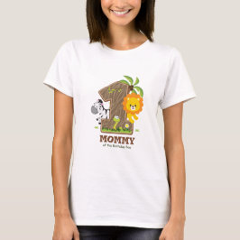 Personlig Safari Birthday Tshirt för Mamma T Shirt