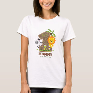 Personlig Safari Birthday Tshirt för Mamma T Shirt