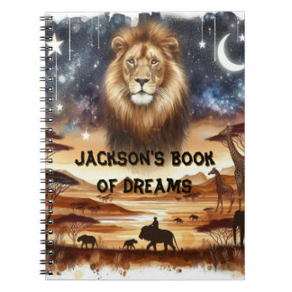 Personlig Safari Dream Journal Anteckningsbok